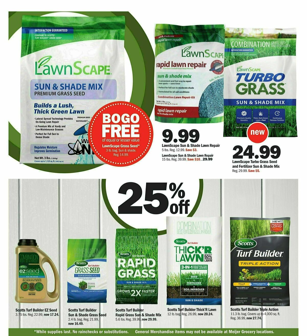Meijer Save Green Sale Weekly Ad from March 31