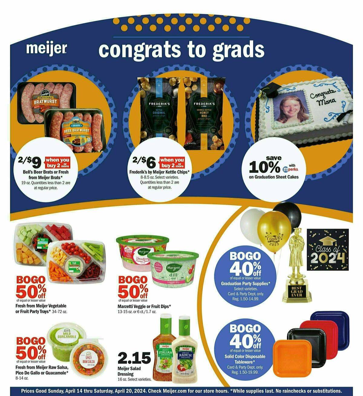 Meijer Graduation Weekly Ad from April 14