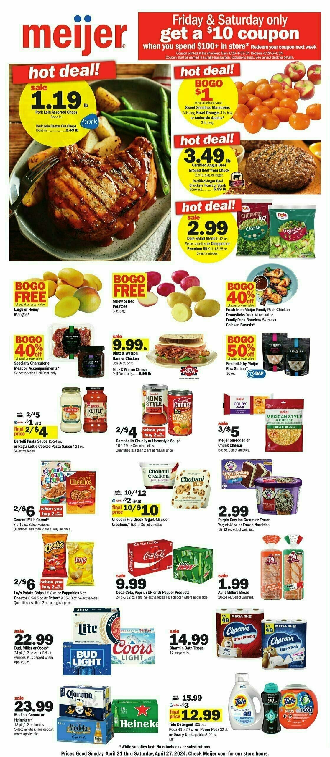 Meijer Weekly Ad from April 21
