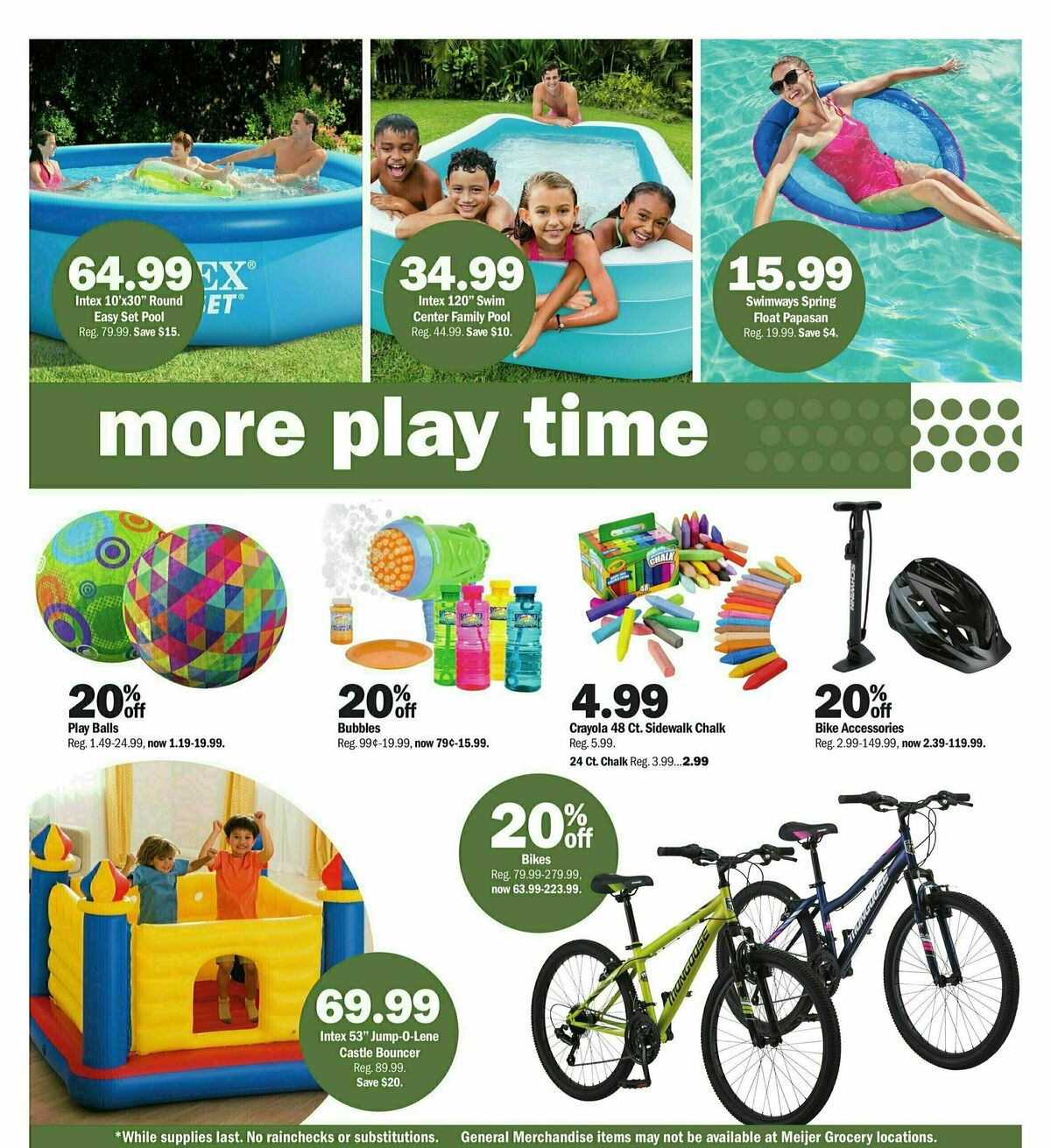 Meijer Get Outside Weekly Ad from April 21