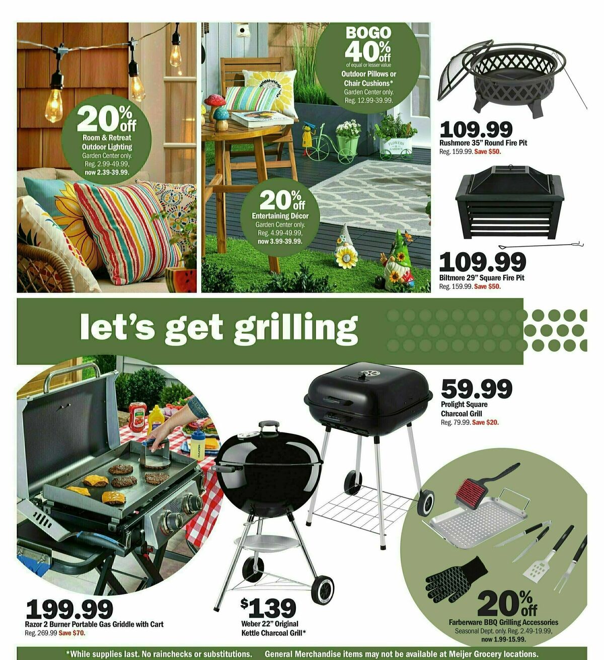 Meijer Get Outside Weekly Ad from April 21