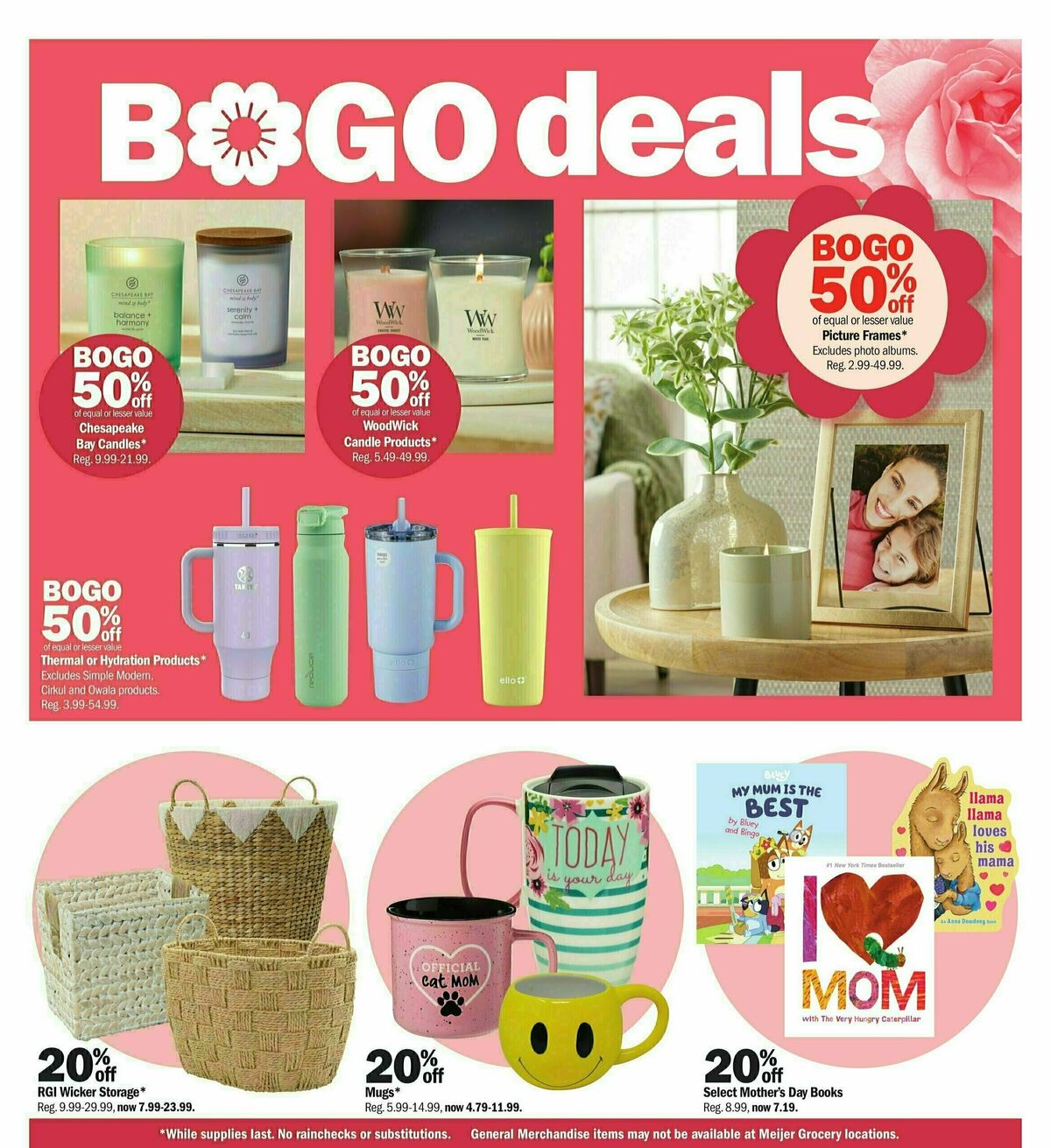 Meijer Mother's Day Ad Weekly Ad from April 28