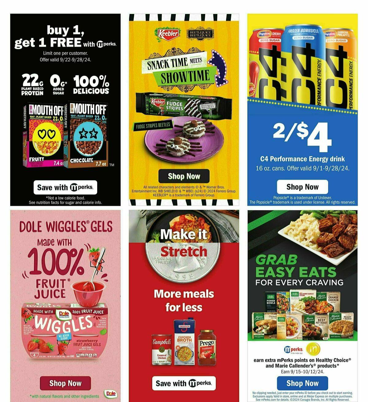 Meijer Weekly Ad from September 22