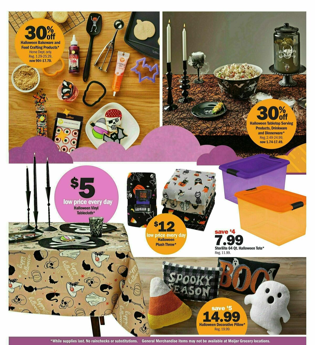Meijer Halloween Weekly Ad from October 27
