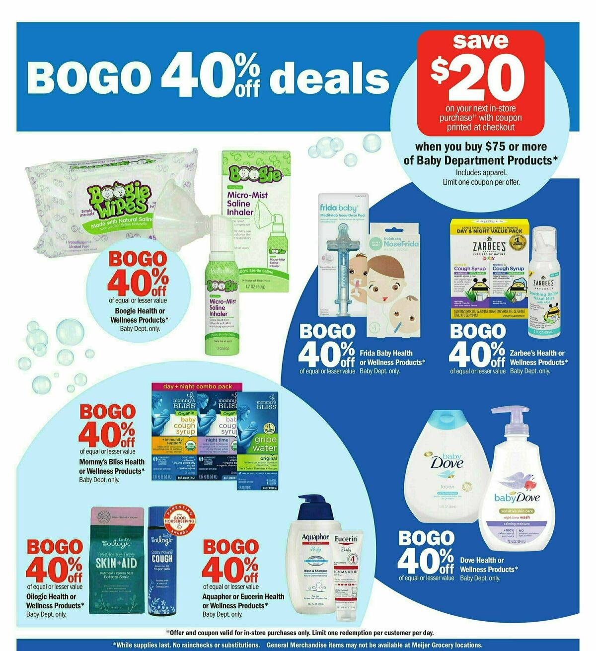 Meijer Baby Weekly Ad from October 27