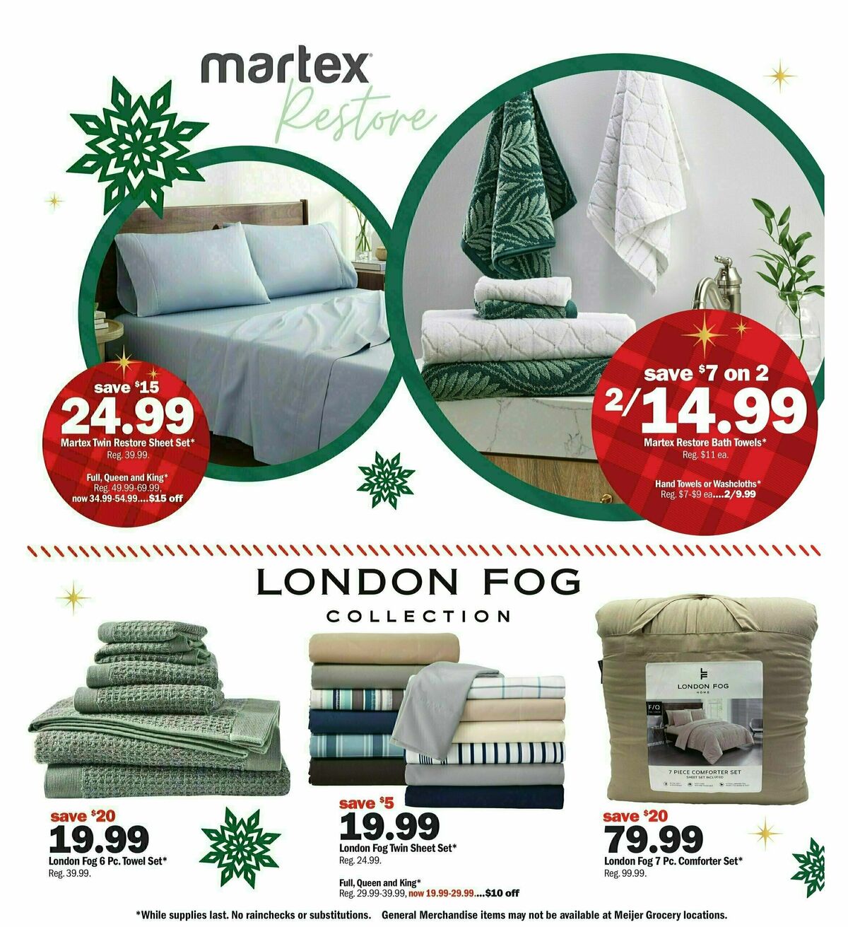 Meijer Holiday Weekly Ad from December 1