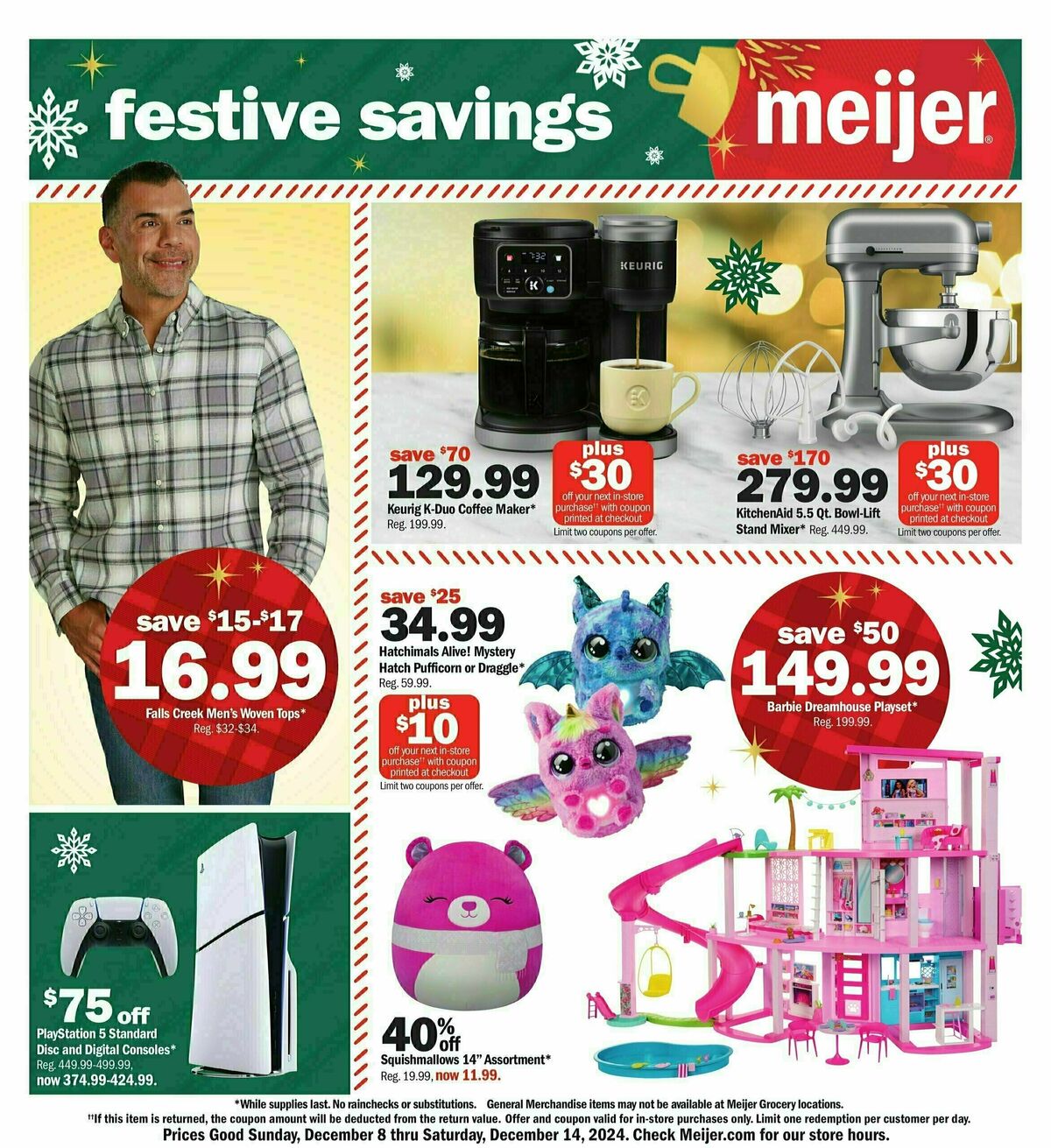 Meijer Festive savings Weekly Ad from December 8