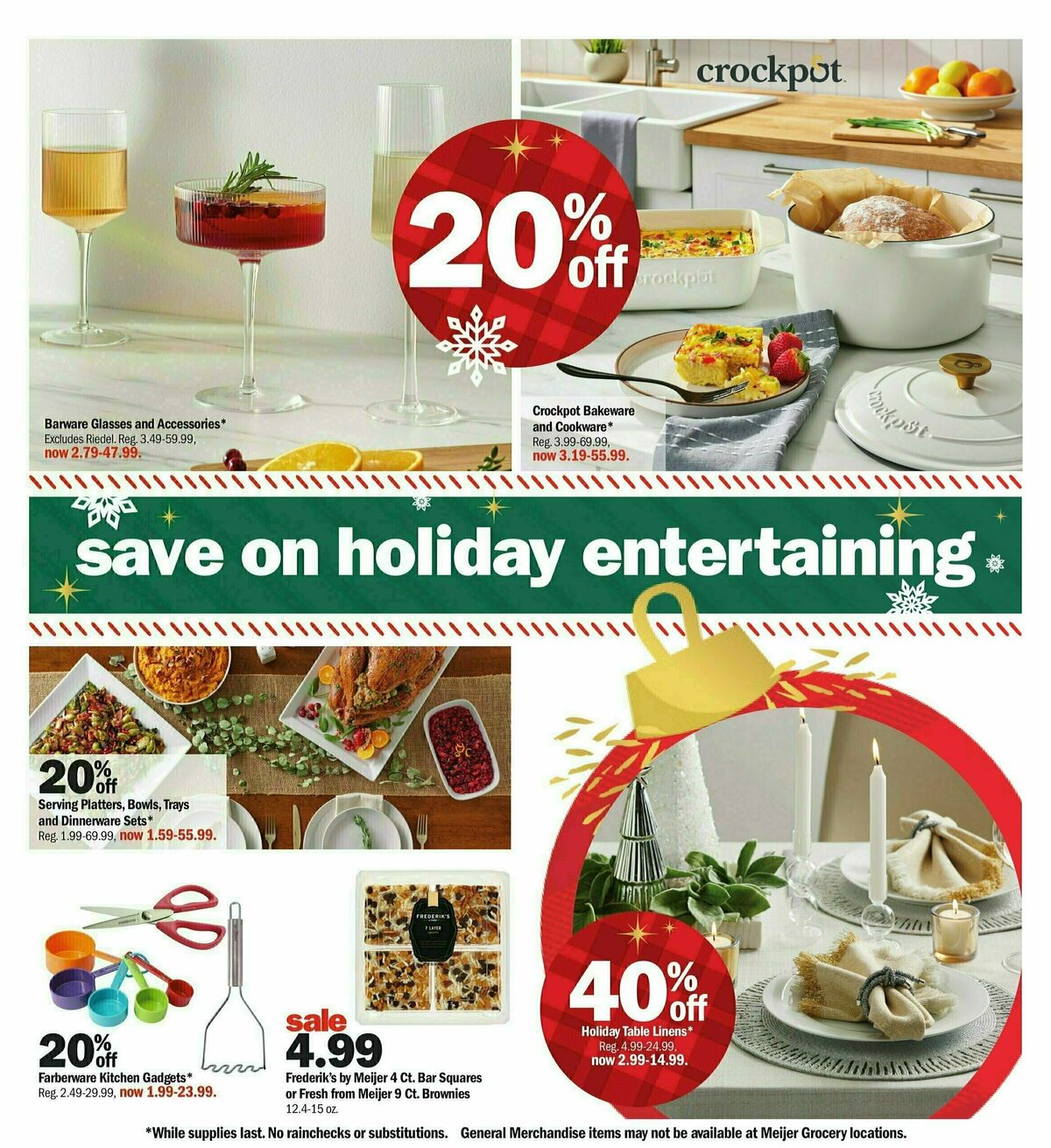 Meijer Festive savings Weekly Ad from December 8