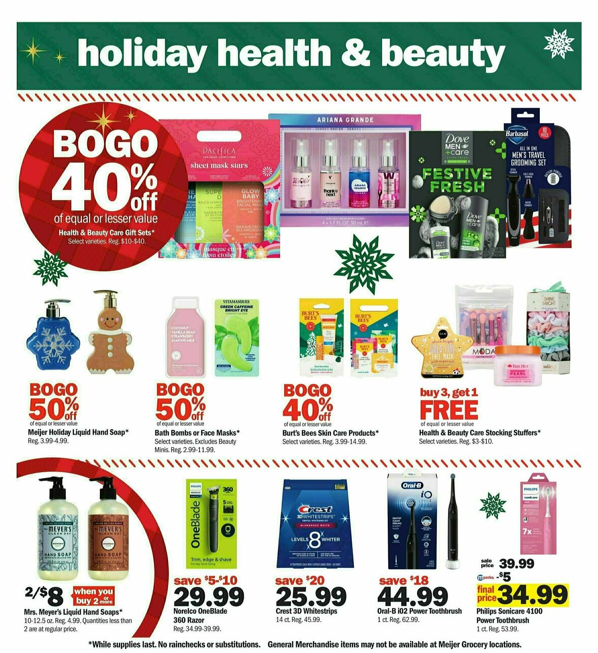 Meijer Festive savings Weekly Ad from December 8