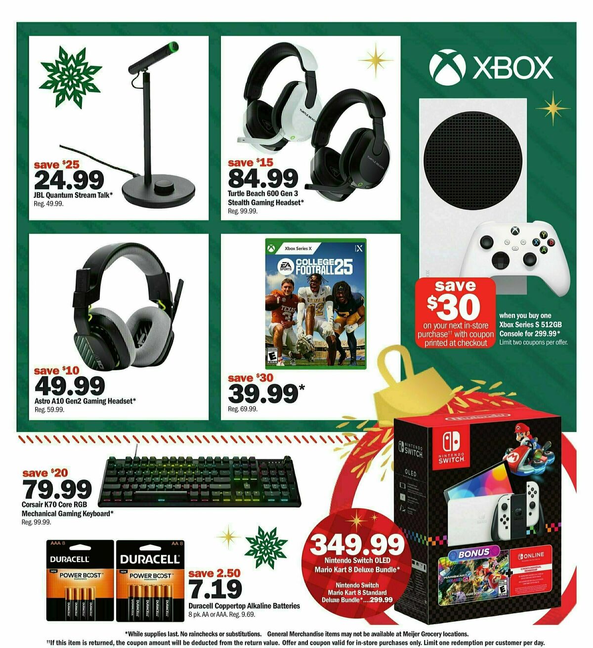 Meijer Festive savings Weekly Ad from December 8