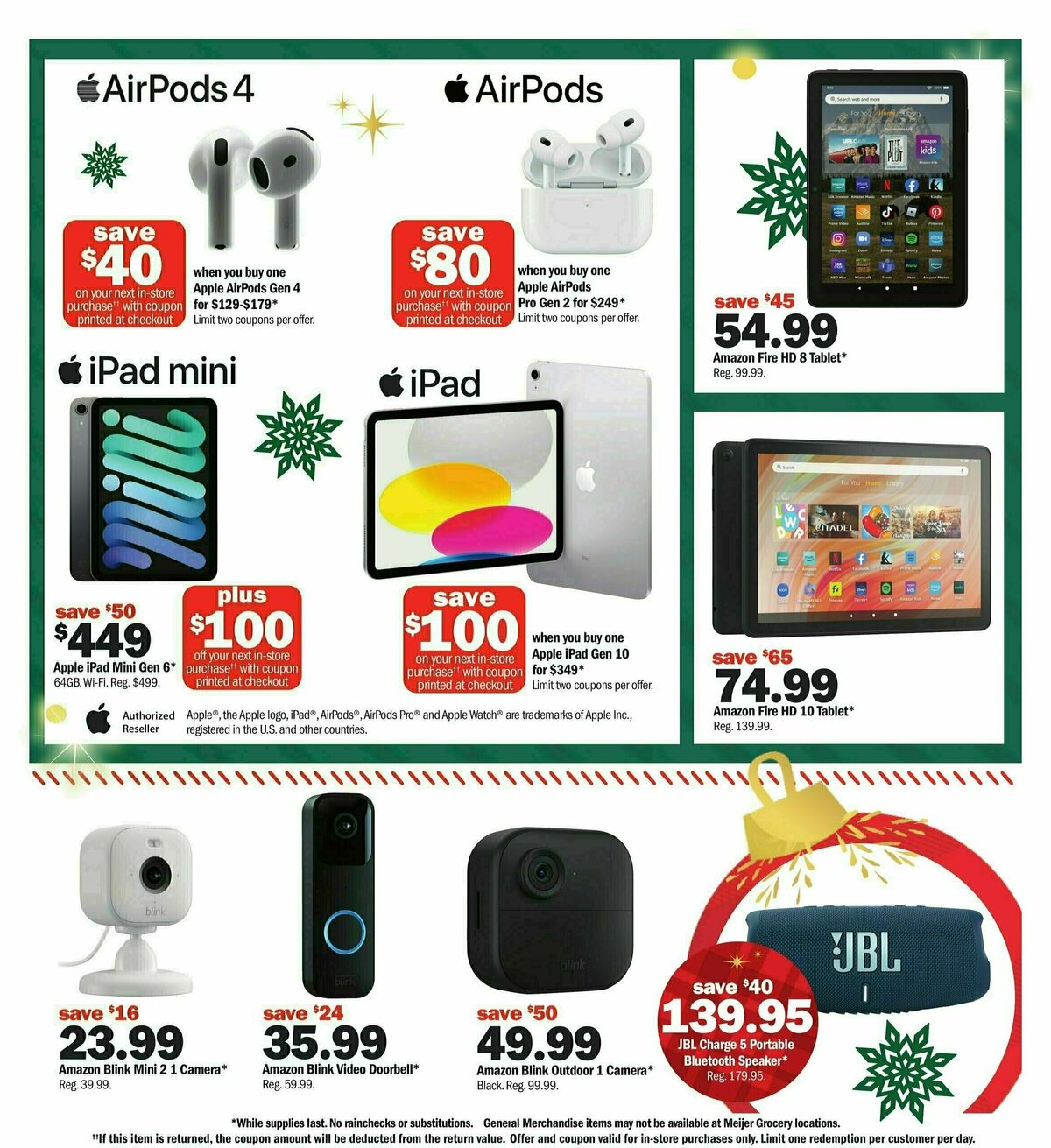 Meijer Festive savings Weekly Ad from December 8