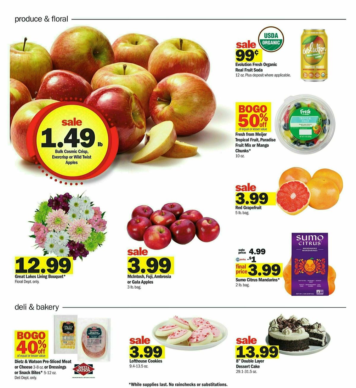 Meijer Weekly Ad from January 12