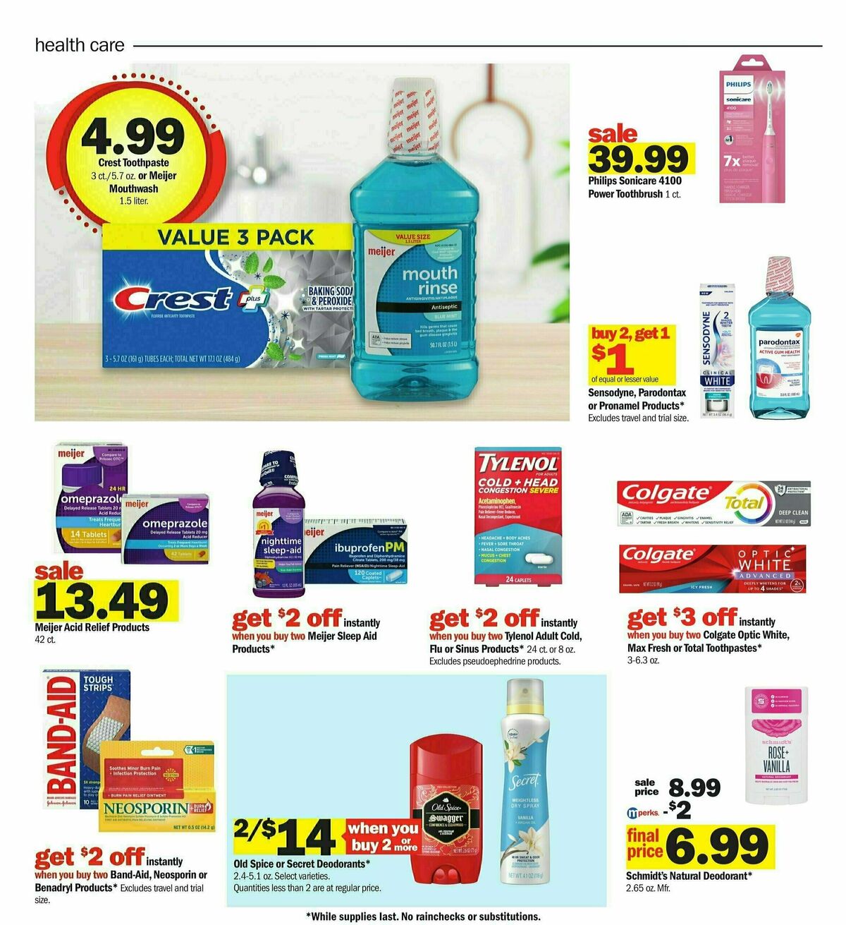Meijer Weekly Ad from January 12