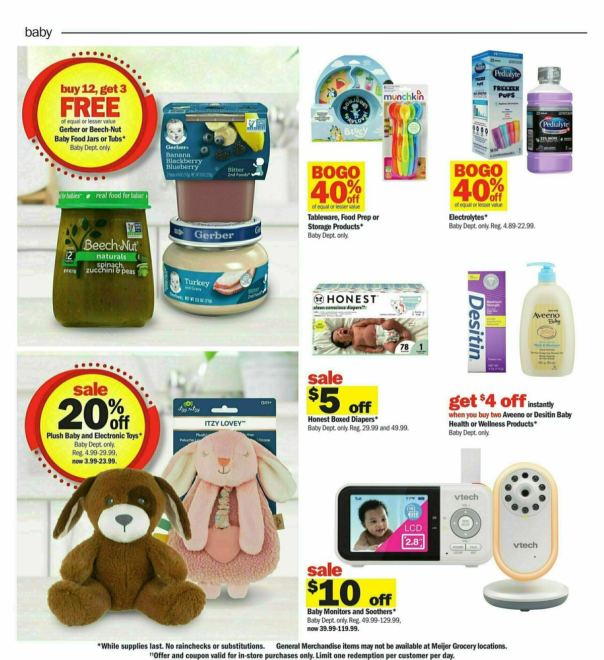Meijer Weekly Ad from January 12