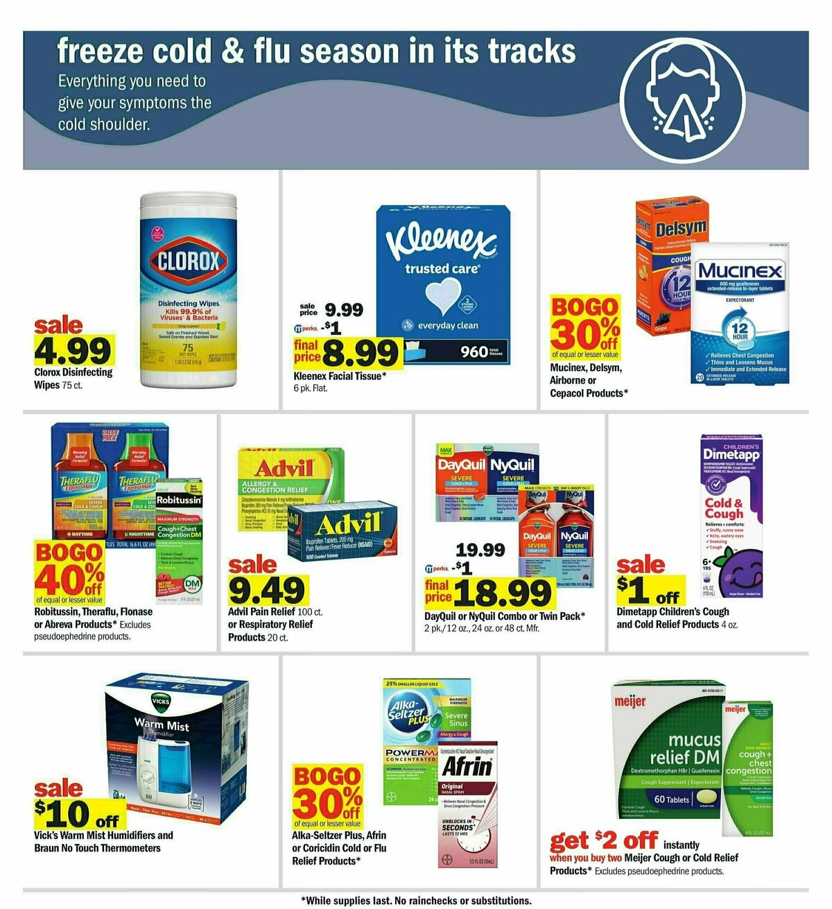 Meijer Weekly Ad from January 12