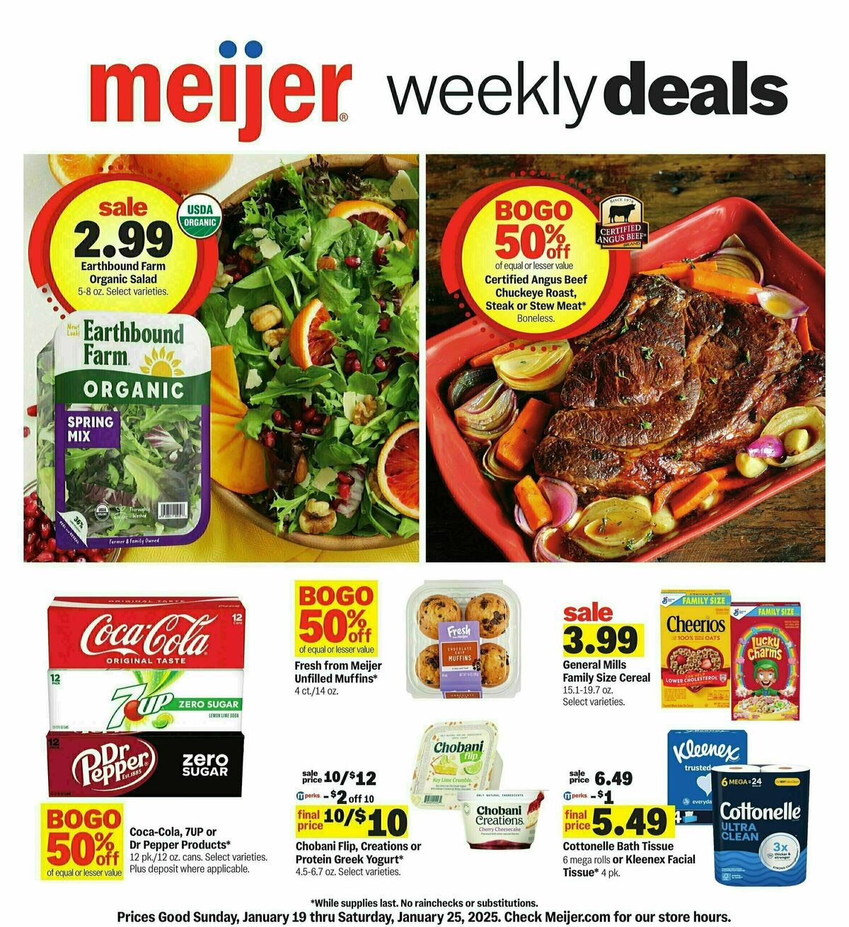 Meijer Weekly Ad from January 19