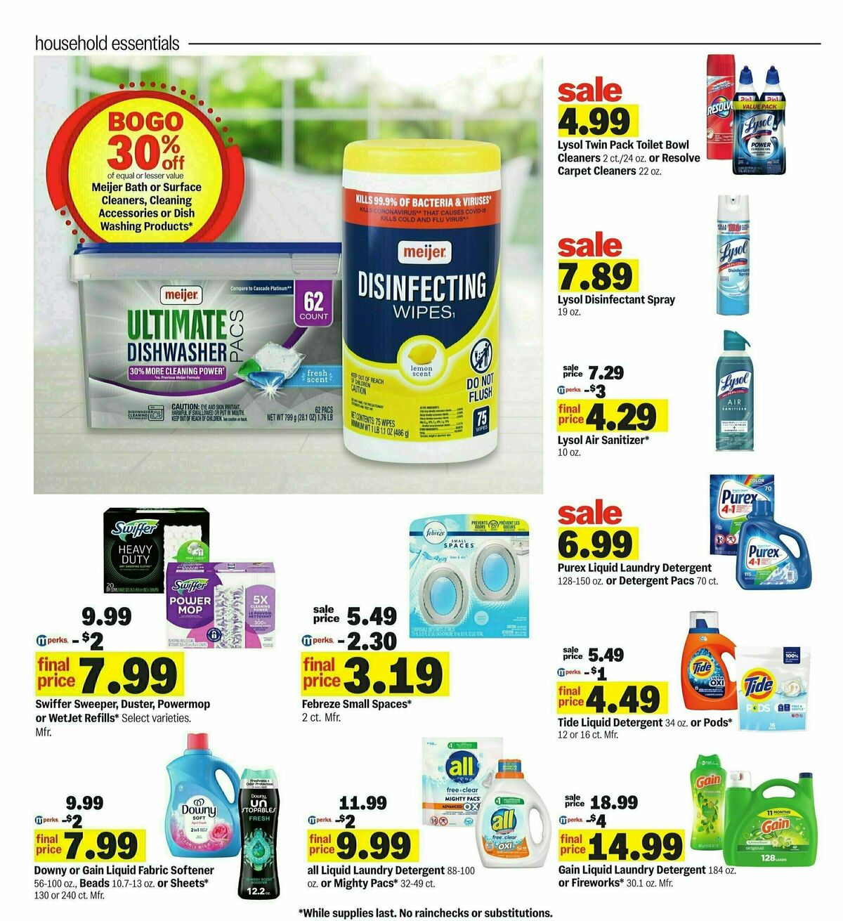 Meijer Weekly Ad from January 19