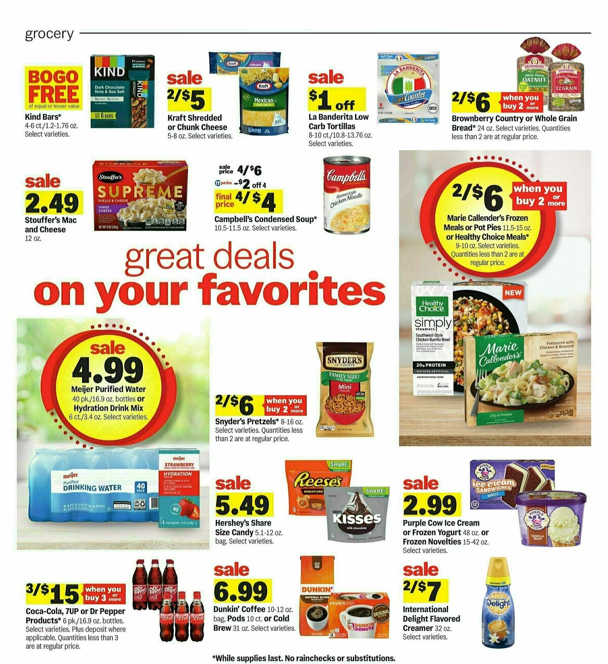 Meijer Weekly Ad from January 19
