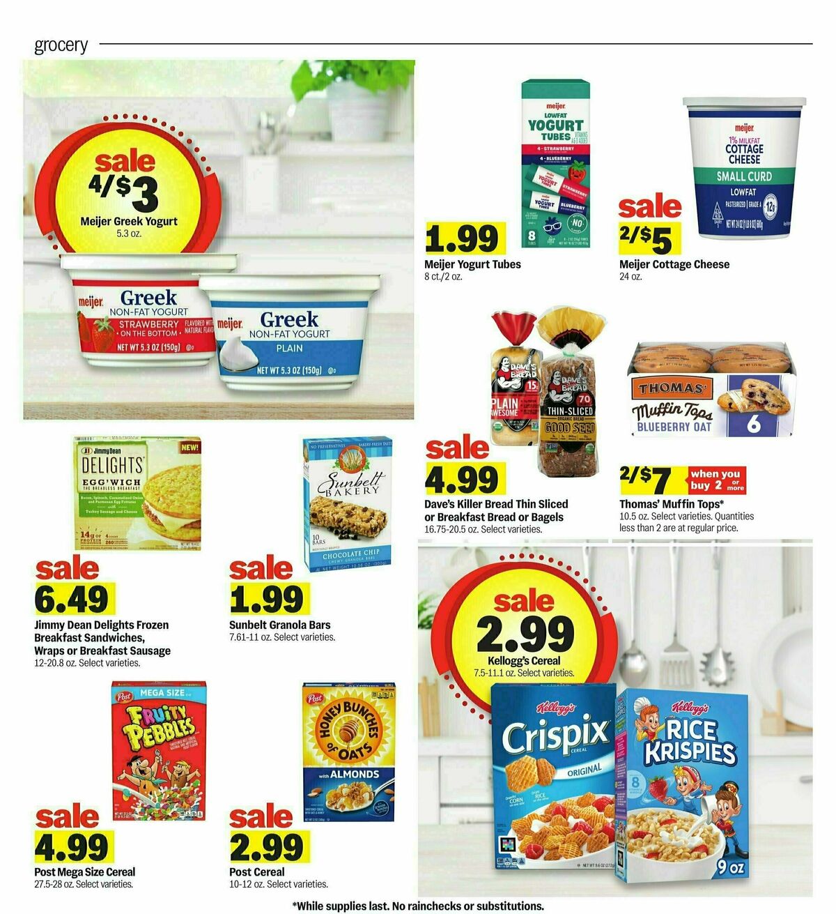 Meijer Weekly Ad from January 19