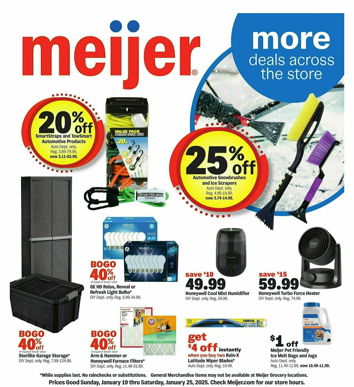 Meijer More deals across the store Weekly Ad from January 19