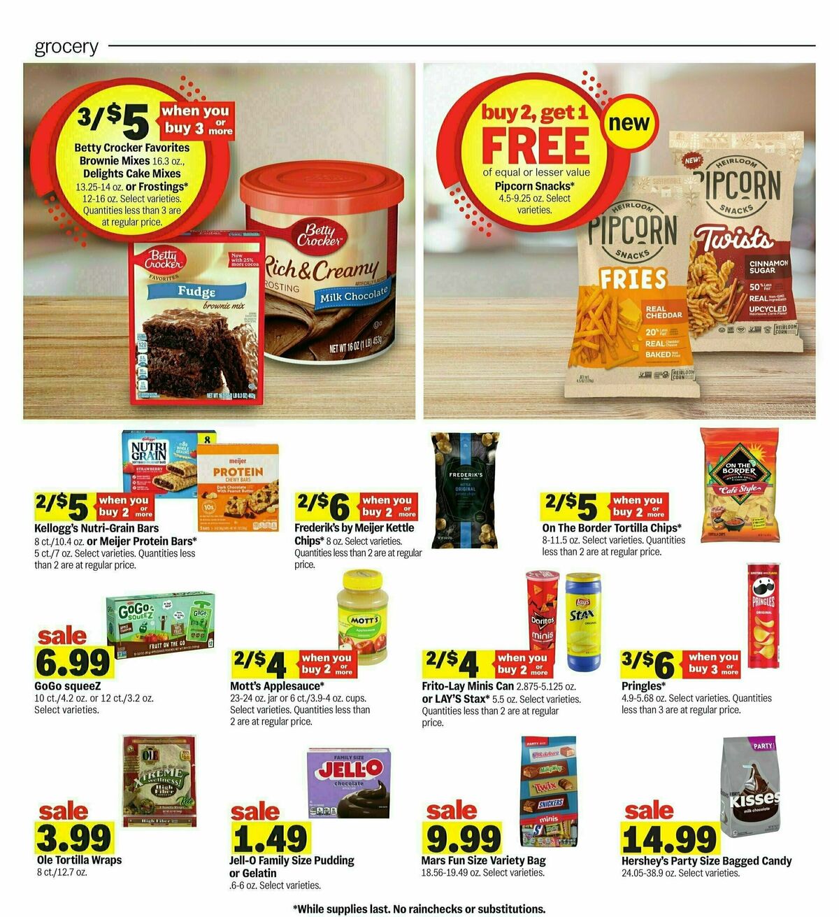 Meijer Weekly Ad from January 26
