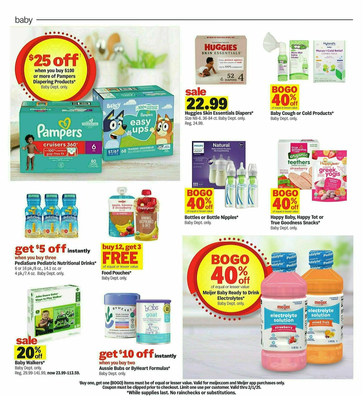 Meijer Weekly Ad from January 26