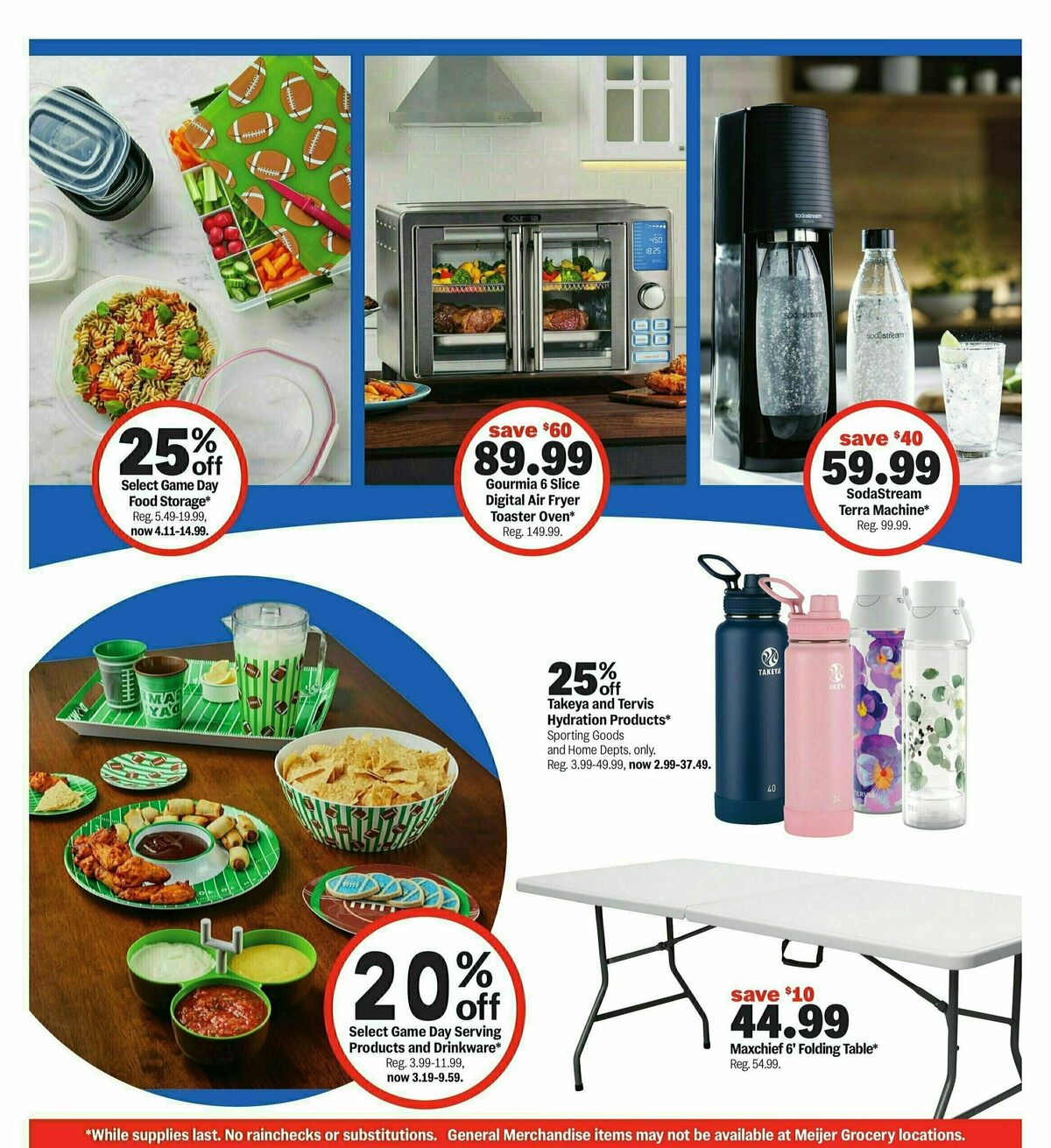 Meijer Super Bowl Ad Weekly Ad from January 26