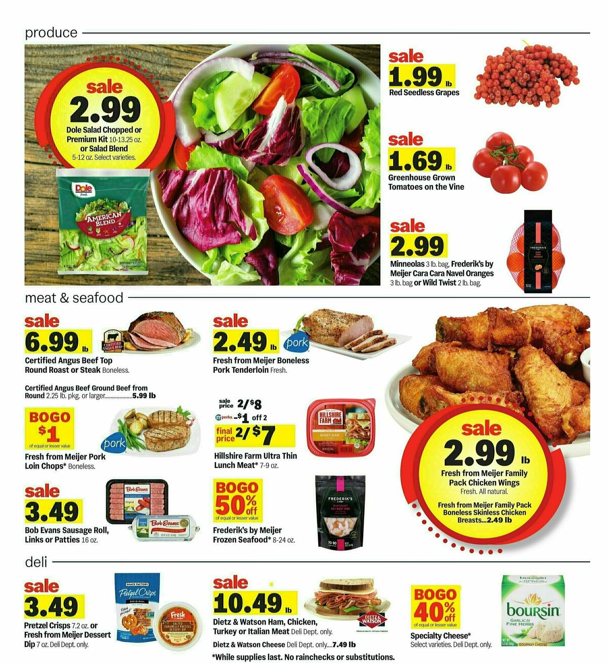 Meijer Weekly Ad from February 9