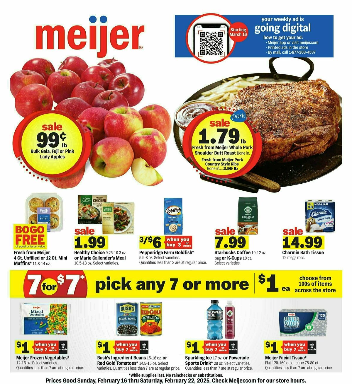 Meijer Weekly Ad from February 16