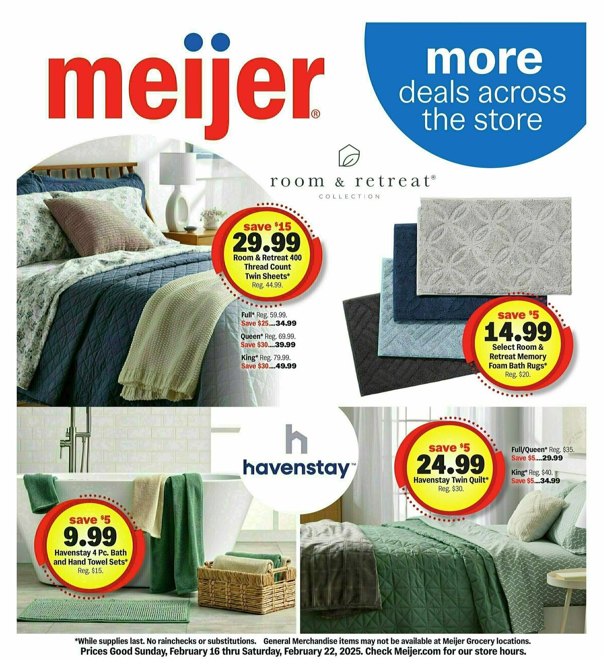 Meijer More deals across the store Weekly Ad from February 16