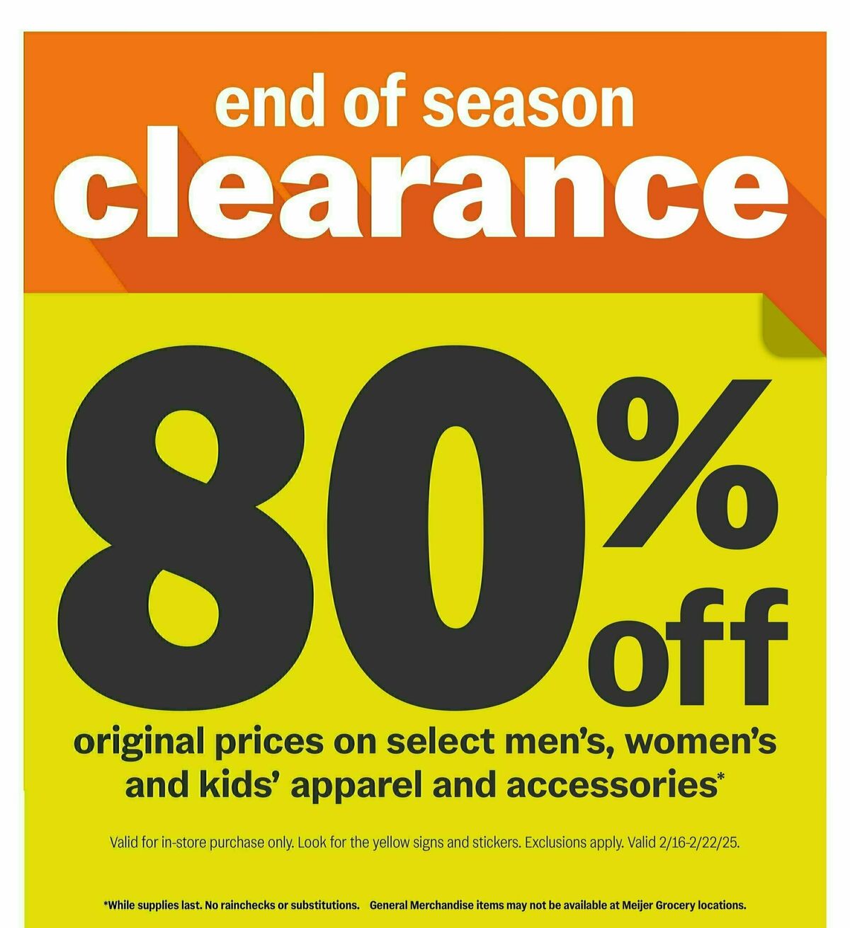 Meijer More deals across the store Weekly Ad from February 16