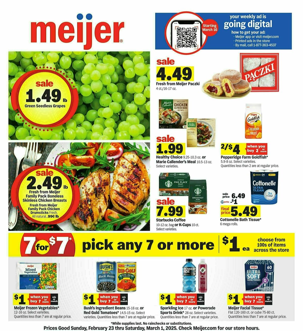 Meijer Weekly Ad from February 23