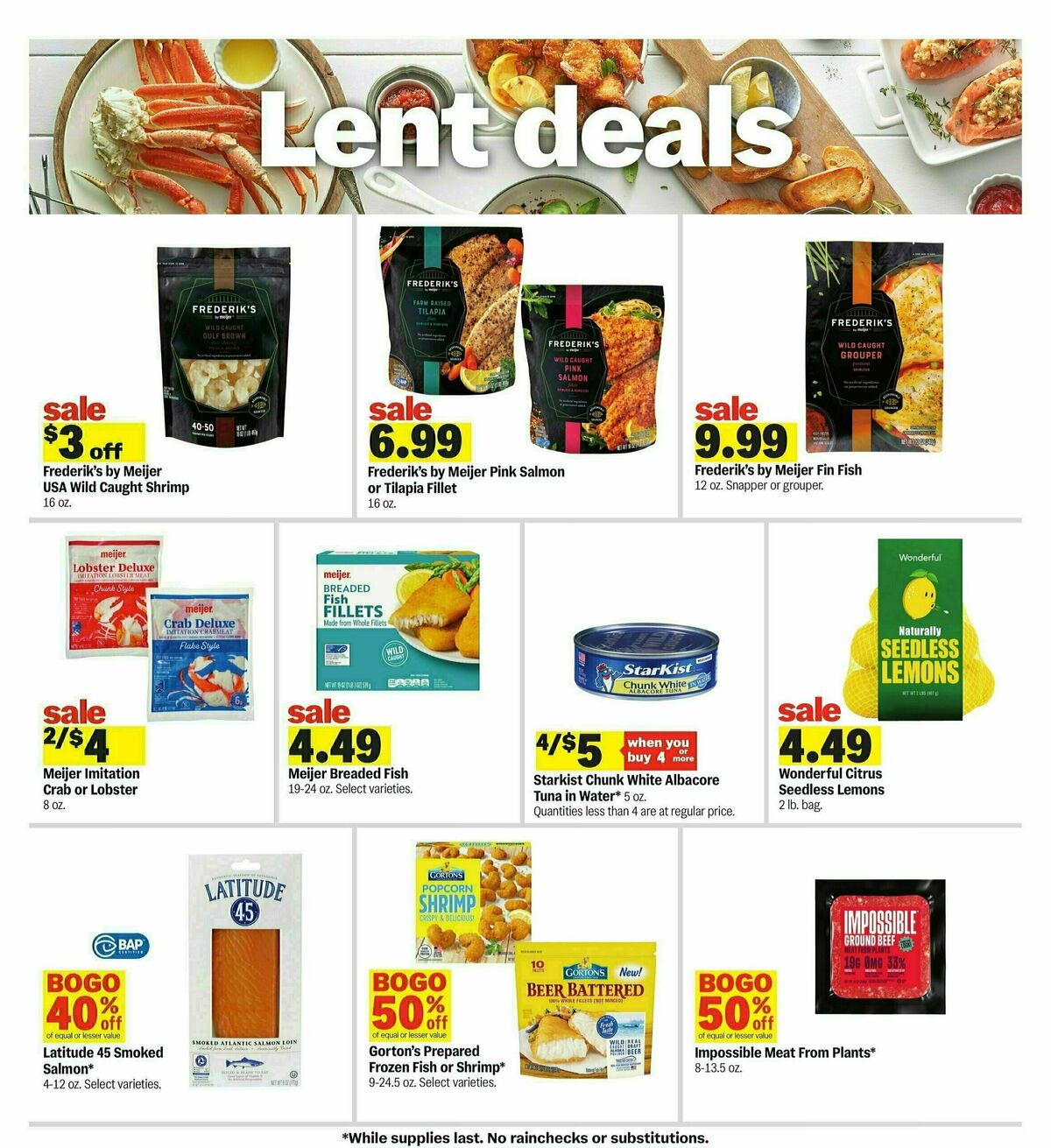 Meijer Weekly Ad from February 23