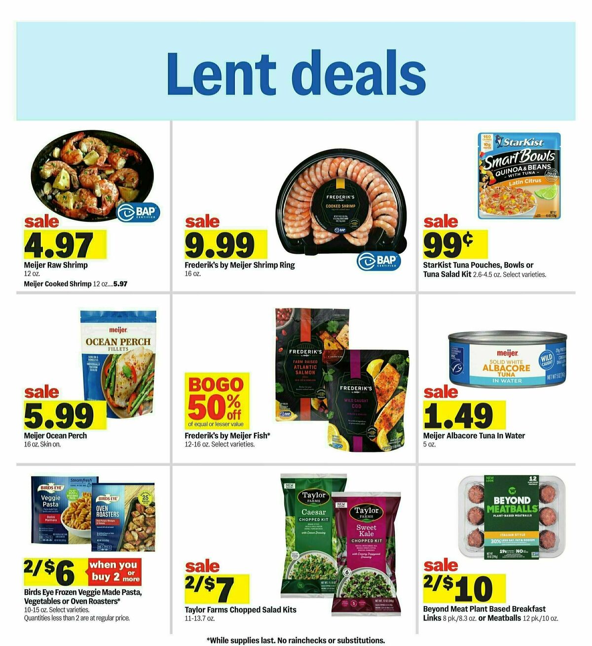 Meijer Weekly Ad from March 2