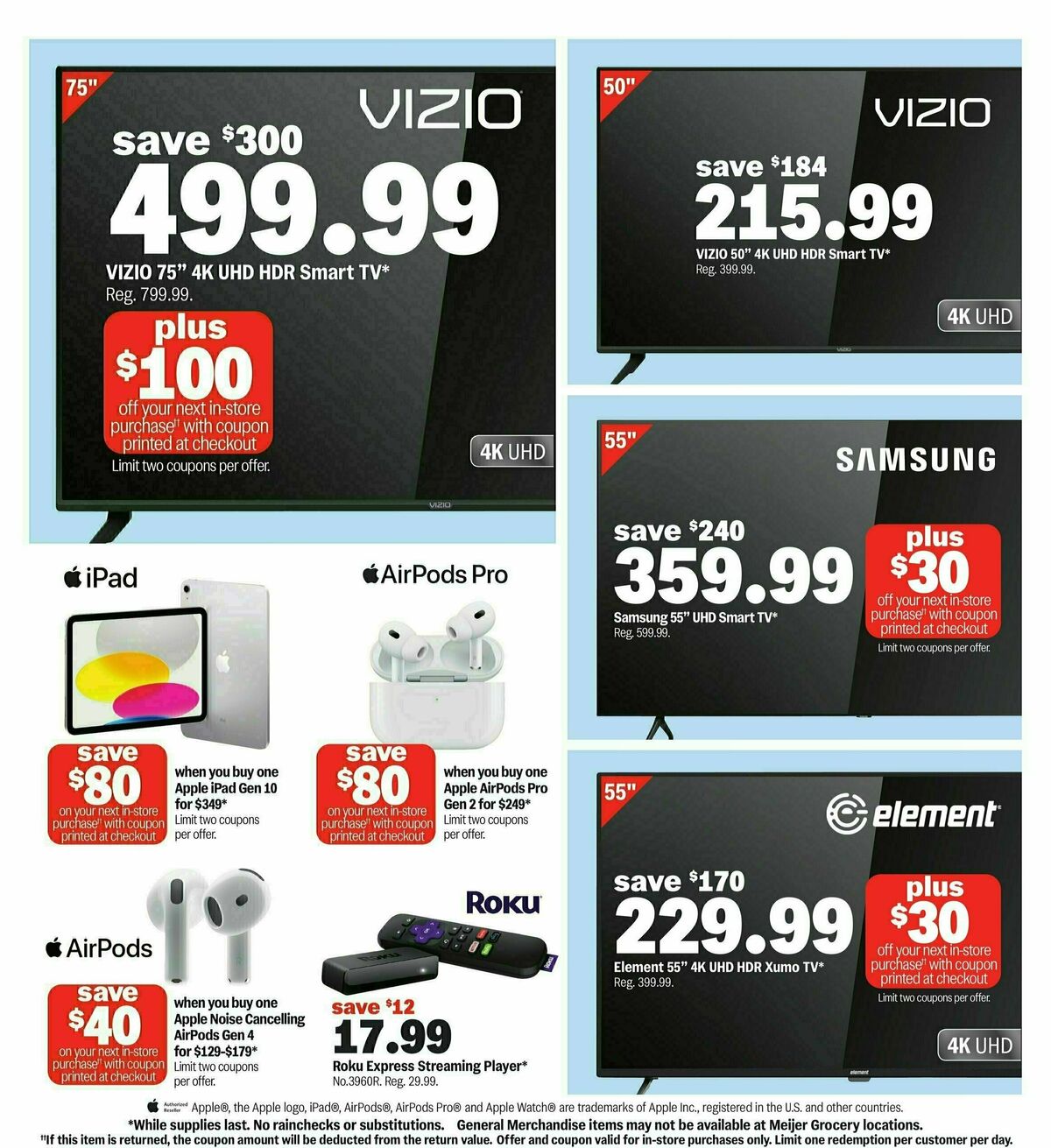 Meijer More deals across the store Weekly Ad from March 2