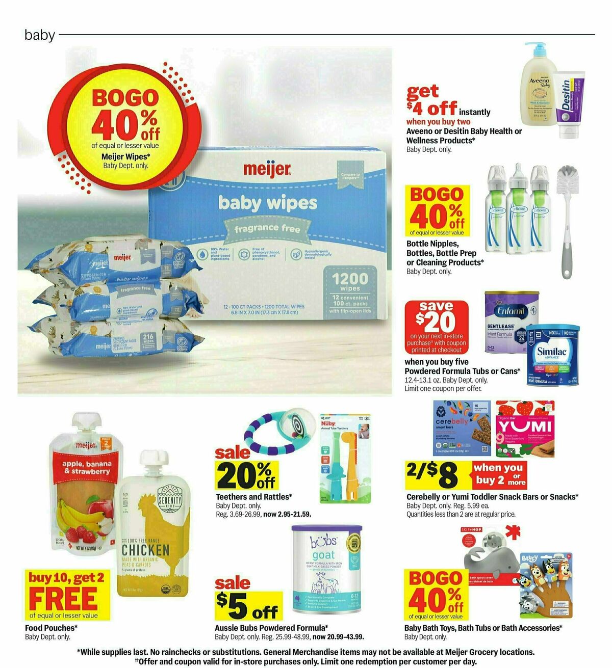 Meijer Weekly Ad from March 9