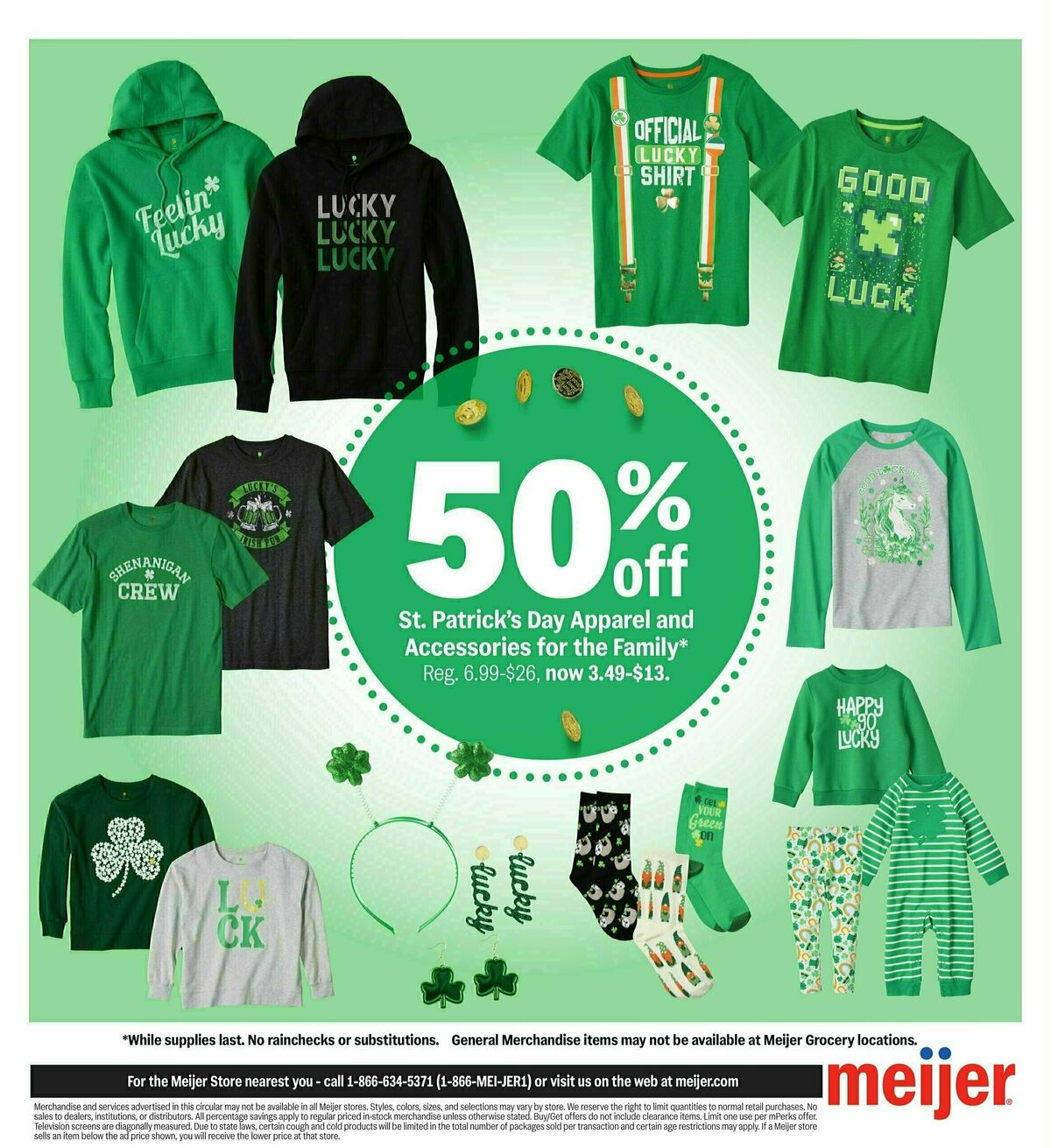 Meijer St Patrick's Day Weekly Ad from March 16