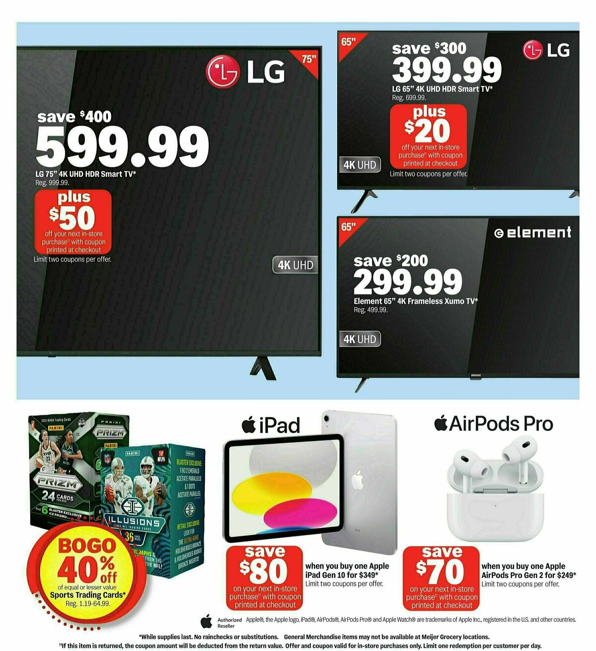 Meijer More game day deals across the store Weekly Ad from March 16