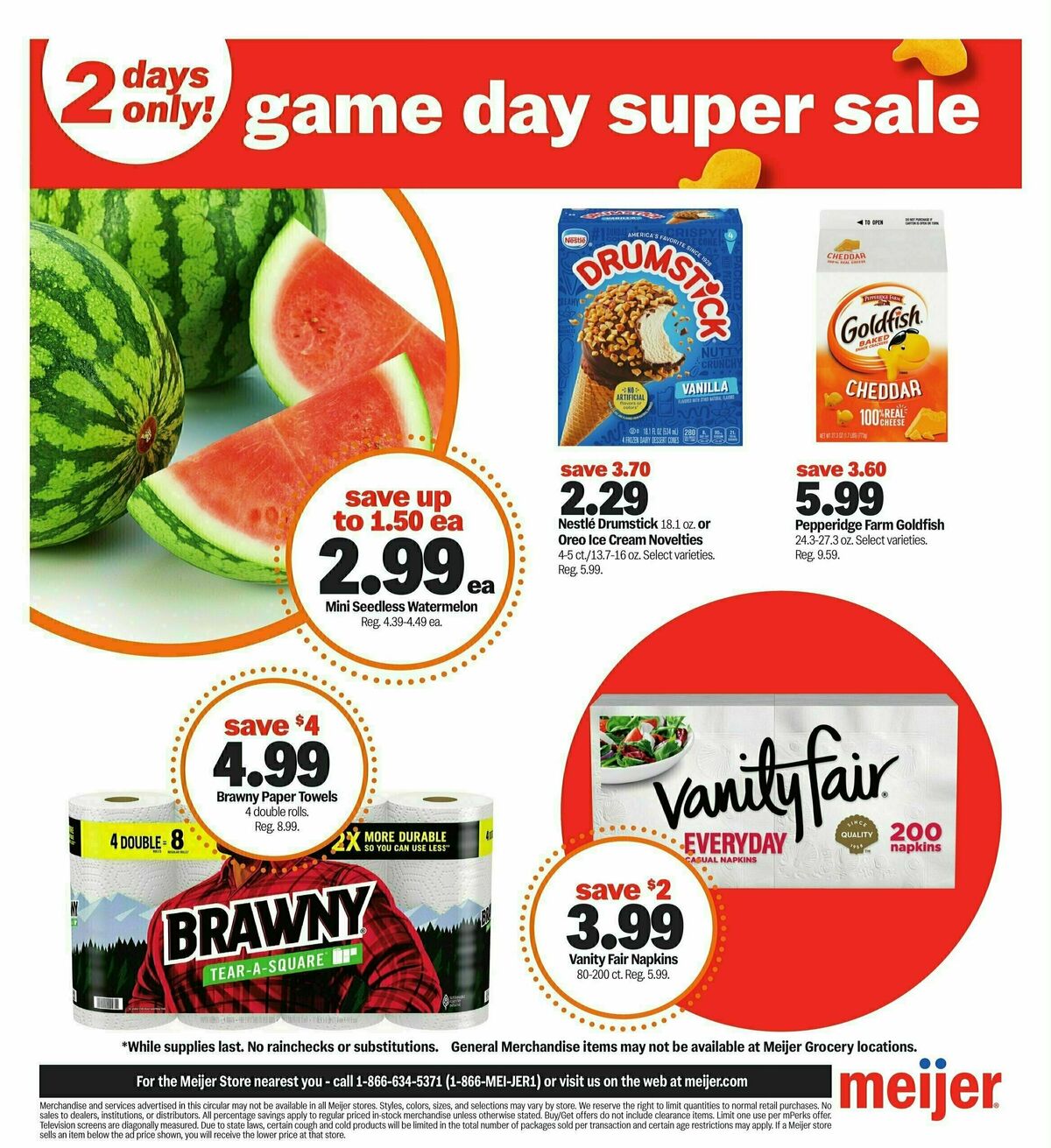 Meijer Super Sale Weekly Ad from March 21