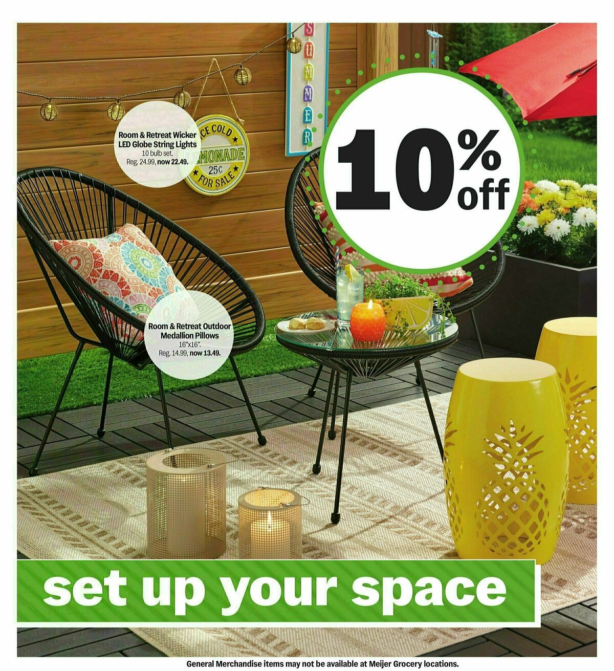 Meijer Deals to brighten your patio Weekly Ad from March 23