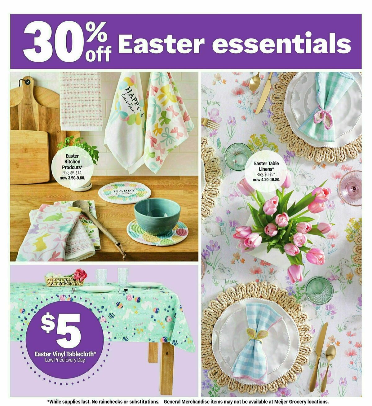 Meijer Deals to brighten your patio Weekly Ad from March 23