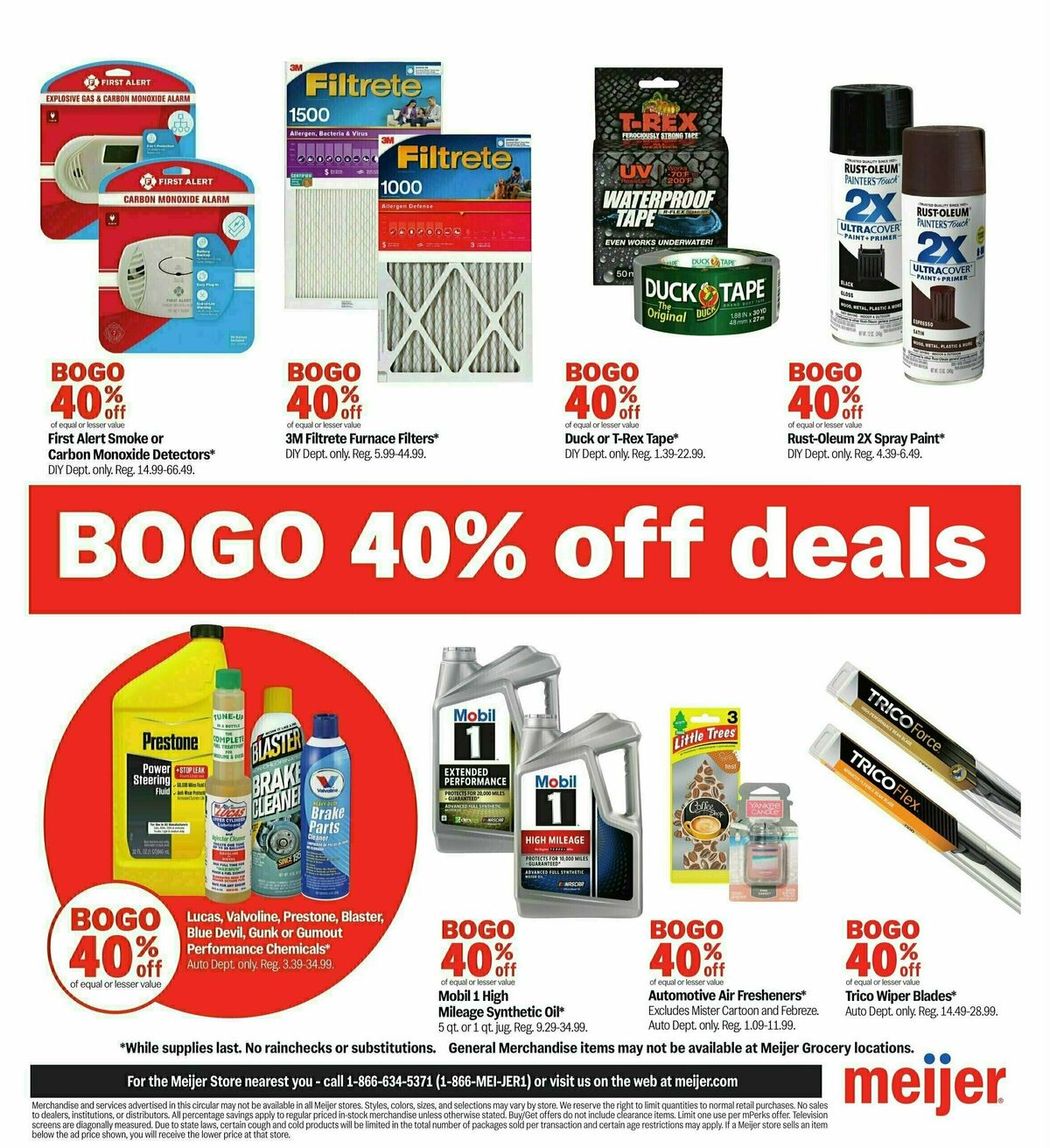 Meijer Deals to brighten your patio Weekly Ad from March 23