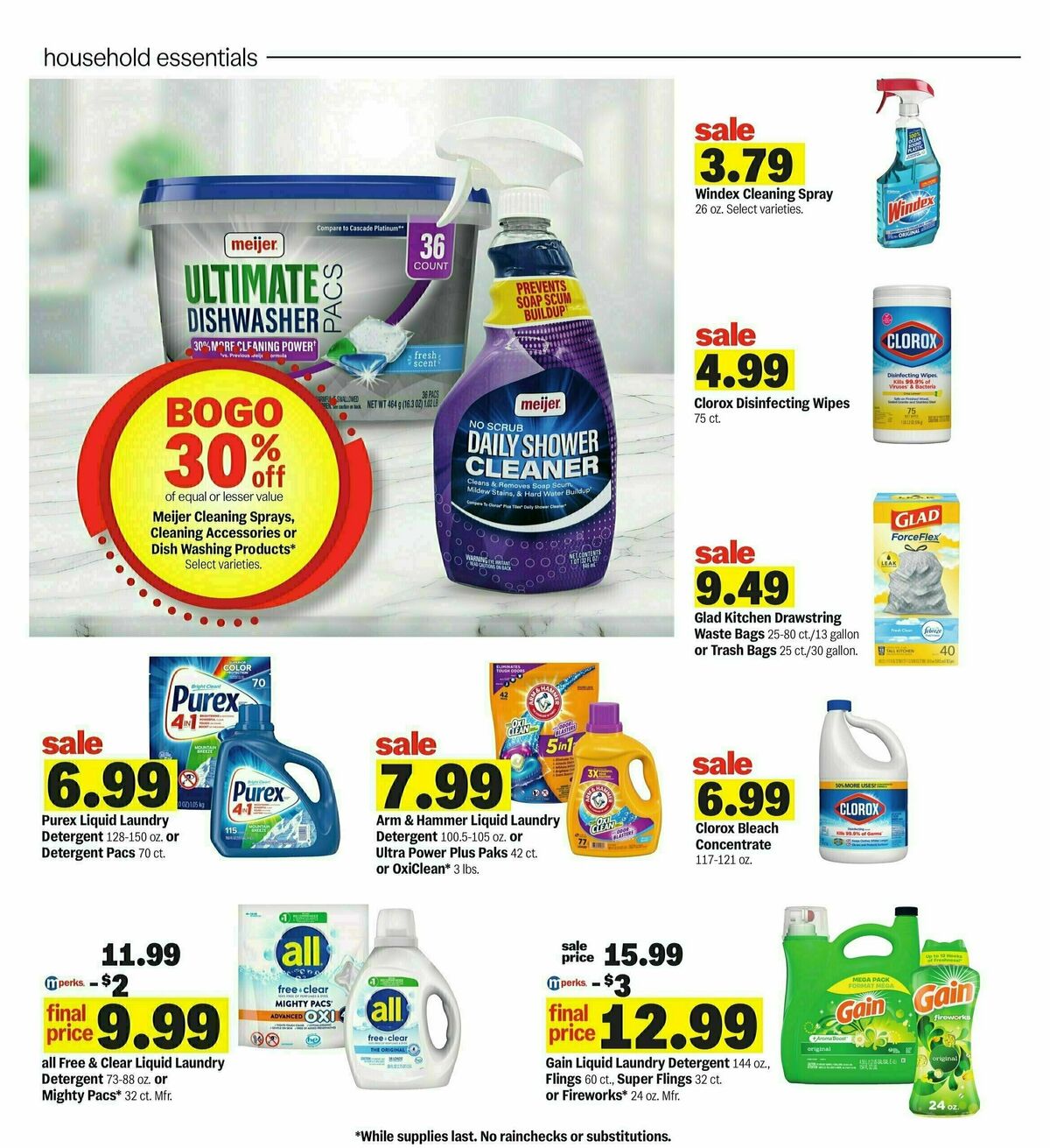 Meijer Weekly Ad from March 30