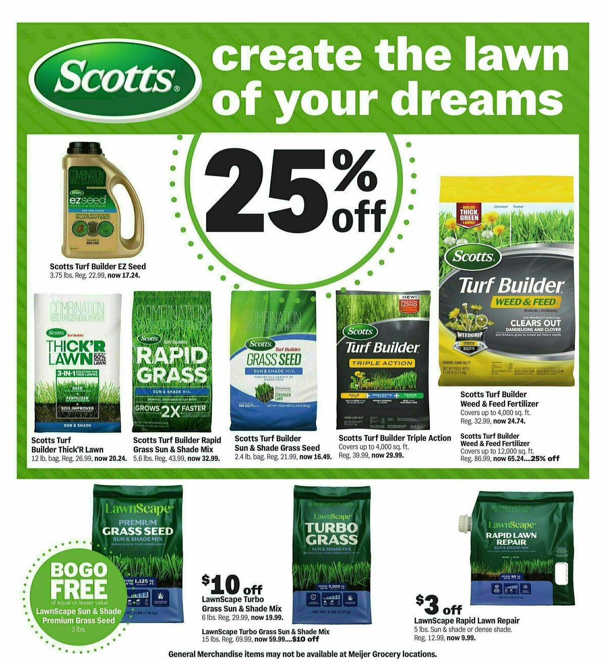 Meijer Great deals to get you growing Weekly Ad from March 30