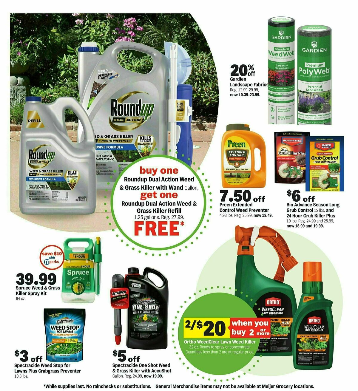 Meijer Great deals to get you growing Weekly Ad from March 30