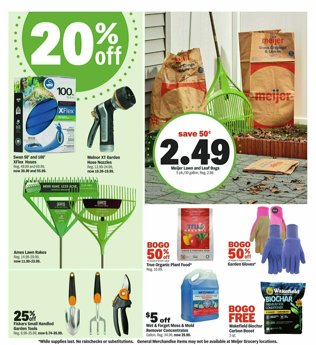 Meijer Great deals to get you growing Weekly Ad from March 30