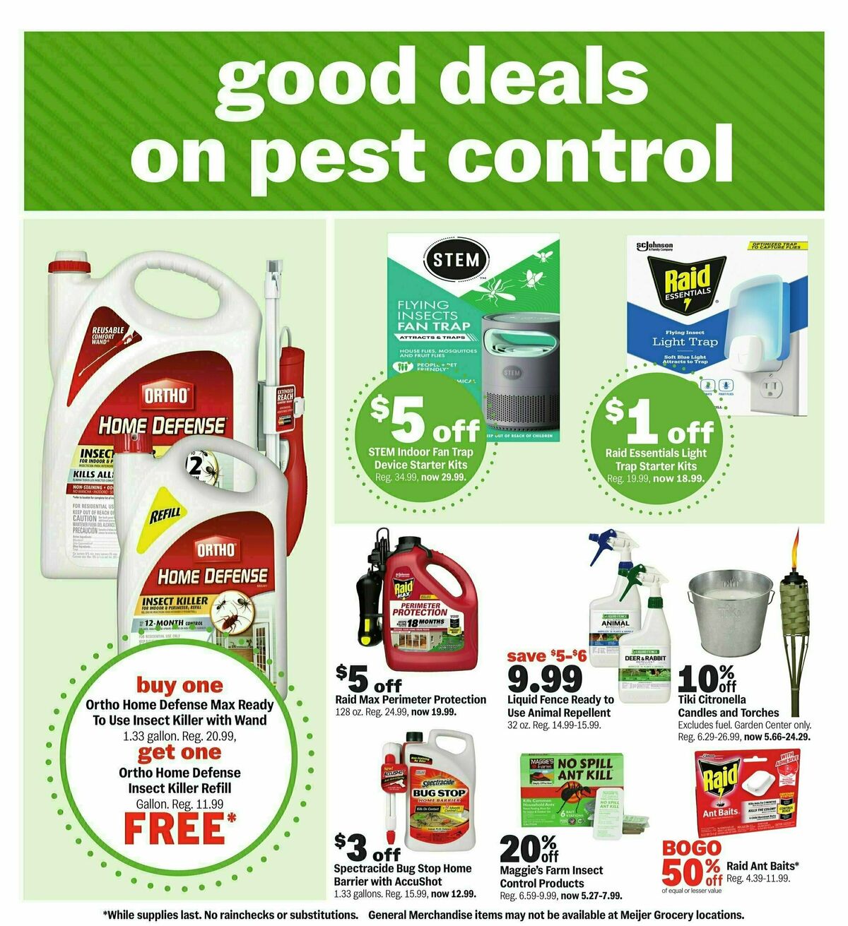 Meijer Great deals to get you growing Weekly Ad from March 30