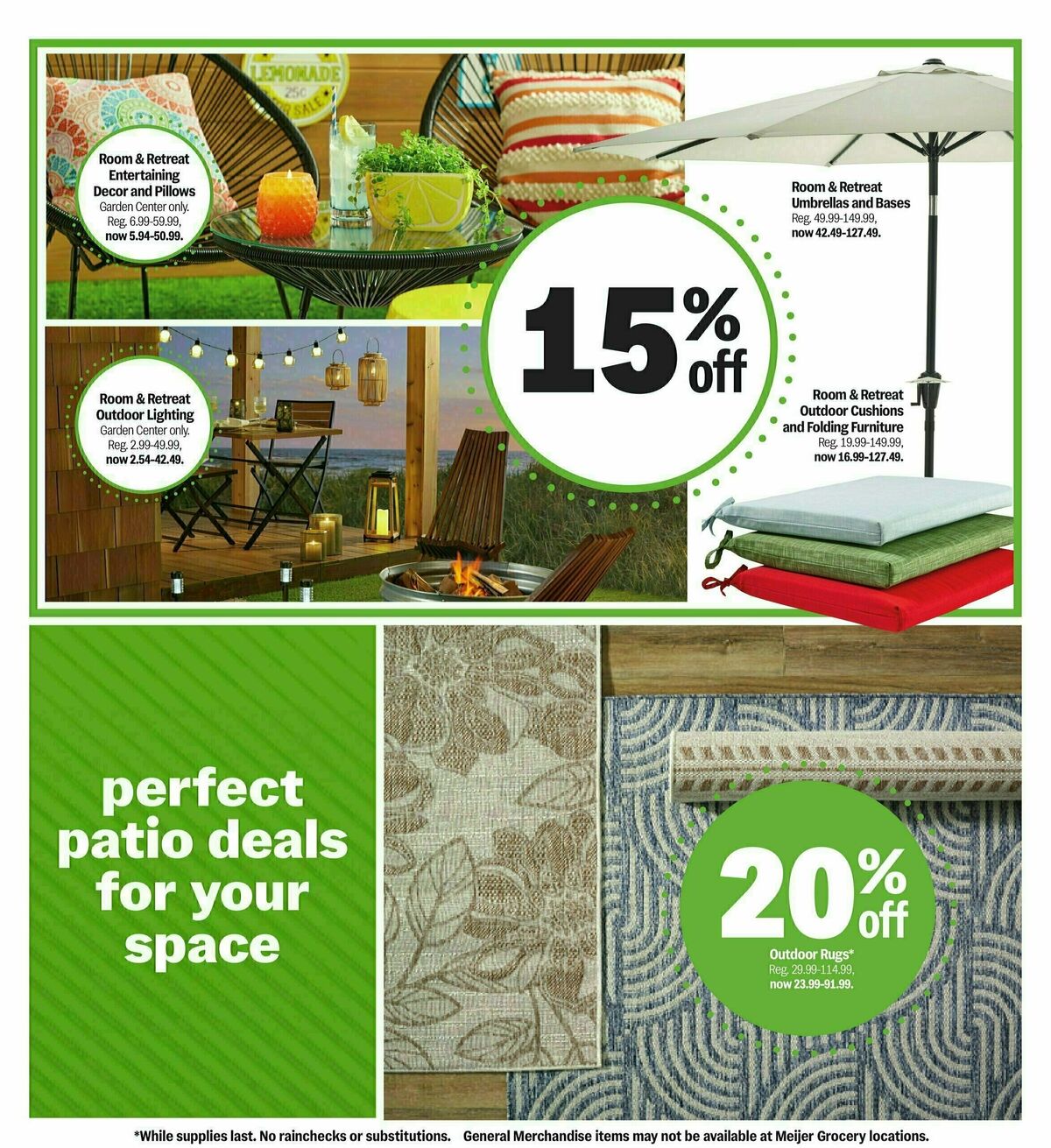 Meijer Great deals to get you growing Weekly Ad from March 30