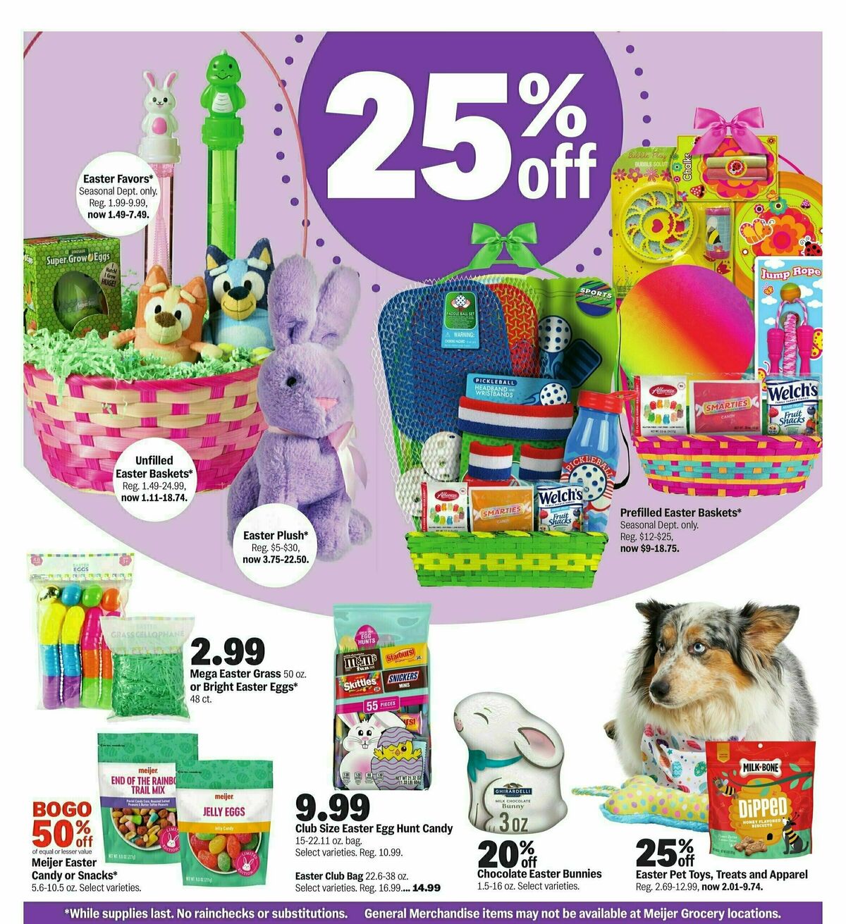 Meijer Your one-stop Easter shop Weekly Ad from April 6