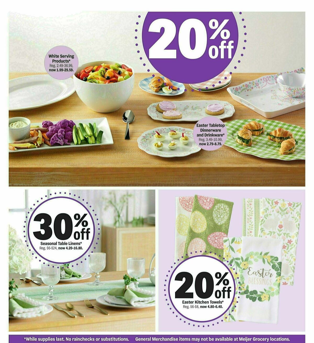 Meijer Your one-stop Easter shop Weekly Ad from April 6